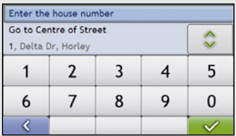 MIO MOOV 200 GPS - Using the Keyboardscreen - 4