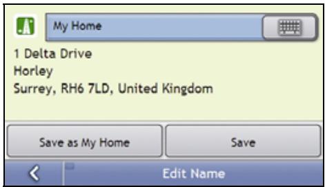 MIO MOOV 200 GPS - How do I edit the name of a Favourite? - 5