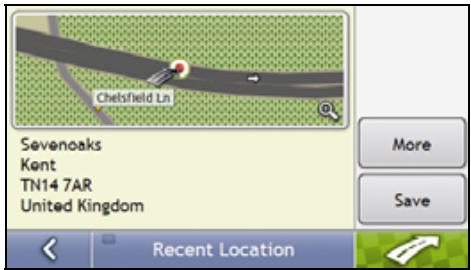 MIO MOOV 200 GPS - How do I navigate to a recent location? - 5