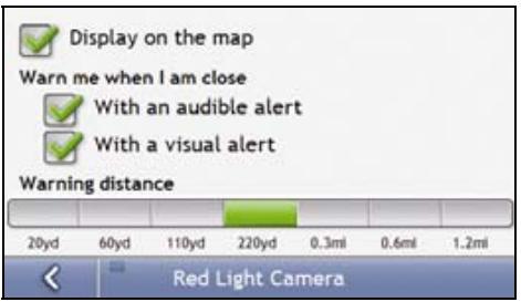 MIO MOOV 200 GPS - Tap a custom POI category. - 1