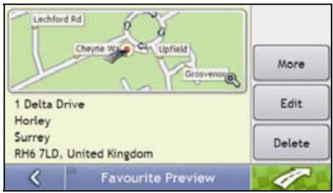 MIO MOOV 200 GPS - How do I edit the name of a Favourite? - 4