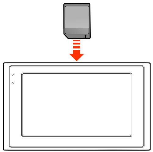 MIO MOOV 200 GPS - Inserting a memory card - 3