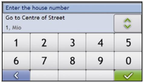 MIO MOOV 200 GPS - Using the Destination Search screen - 2
