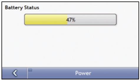MIO MOOV 200 GPS - How do I monitor the battery status? - 1