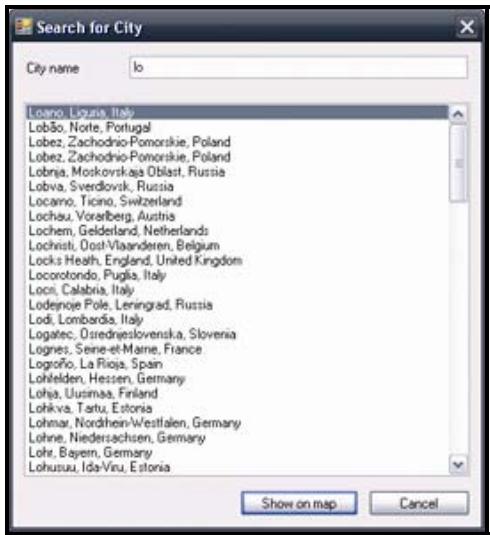 MIO MOOV 200 GPS - How do I know which map contains a particular city or town? - 1