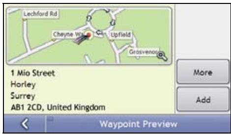 MIO MOOV 200 GPS - Search for the street name and house number - 3