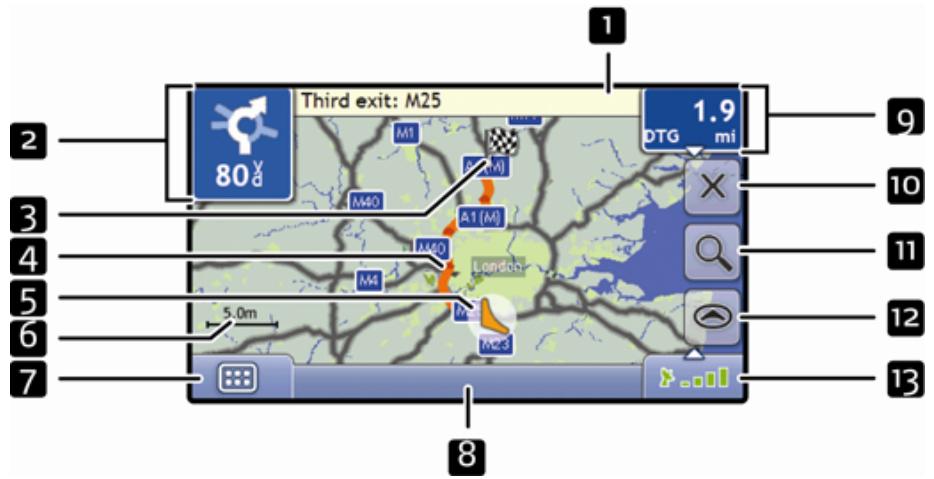 MIO MOOV 200 GPS - Route Overview screen - 1