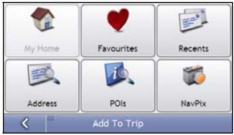 MIO MOOV 200 GPS - Open your Multi-stop Trip screen - 2