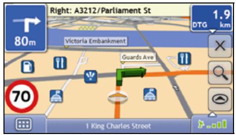 MIO MOOV 200 GPS - Map screens - 1