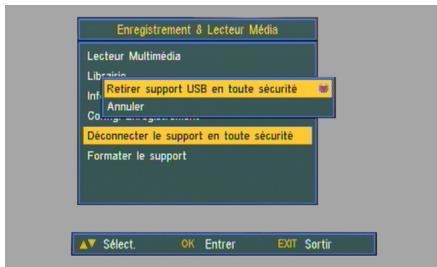 SAGEMCOM DT 570 PB - Déconnecter le périphérique USB - 1