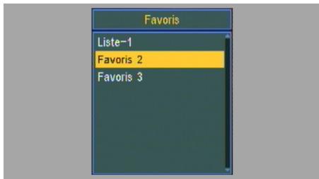 SAGEMCOM DT 570 PB - Changer la liste des favoris - 1