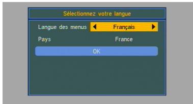 SAGEMCOM DT 570 PB - Sélection de la langue - 1