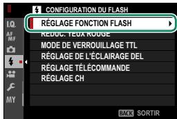 FUJIFILM FUJI X-S10 - Utilisation d'un flash externe - 1