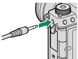 FUJIFILM FUJI X-S10 - Utilisation d'un microphone externe - 1