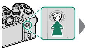 FUJIFILM FUJI X-S10 - Zoom avant sur le collimateur de mise au point - 1