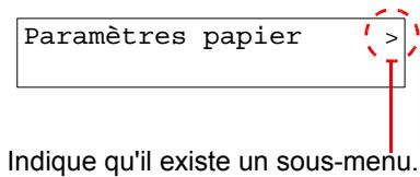 KYOCERA ECOSYS P5026CDN - Sélection d'un menu - 1