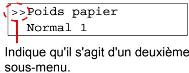 KYOCERA ECOSYS P5026CDN - Sélection d'un menu - 3