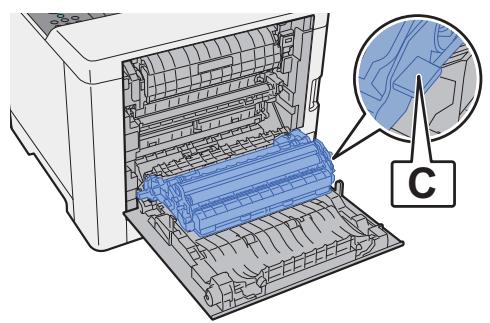 KYOCERA ECOSYS P5026CDN - Ouvrir l'unité recto versus (c) - 1