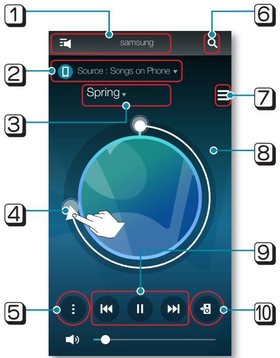 SAMSUNG WAM6500 - Bref aperçu de l'application - 1