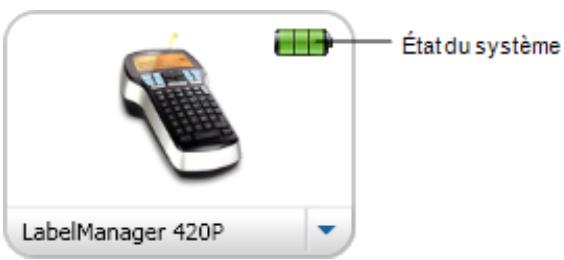 DYMO MOBILELABELER - Affichage de l'état de votre étiqueteuse - 1