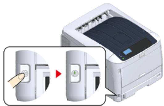 OKI C844DNW - Mise en marche de l'appareil - 1