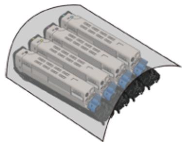 OKI C844DNW - Remplacement de la courroie - 5