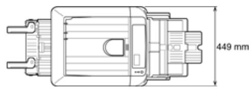 OKI C844DNW - Dimensions de l'imprimante - 1
