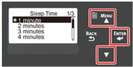 OKI C844DNW - Réglage de la période avant d'entrer en mode veille - 4