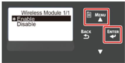 OKI C844DNW - Installation du module LAN sans fil (C824, ES8434 uniquement) - 8