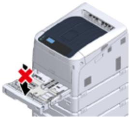 OKI C844DNW - Comment utiliser l'outil de protection contre le basculement - 3