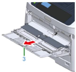 OKI C844DNW - Comment imprimer à partir du bac MF - 2