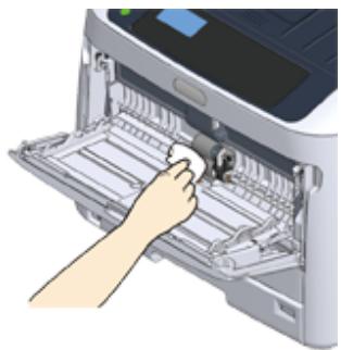 OKI C844DNW - Nettoyage des rouleaux d'alimentation papier (bac MP) - 5