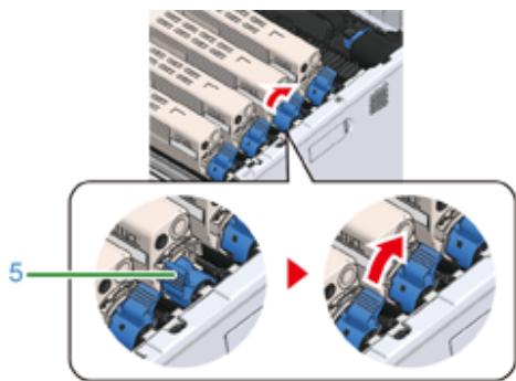 OKI C844DNW - Pour les cartouches de toner c (cyan), m (magenta), y (jaune) - 11