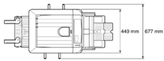 OKI C844DNW - Dimensions de l'imprimante - 4