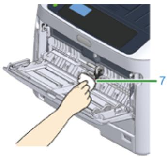 OKI C844DNW - Nettoyage des rouleaux d'alimentation papier (bac MP) - 9