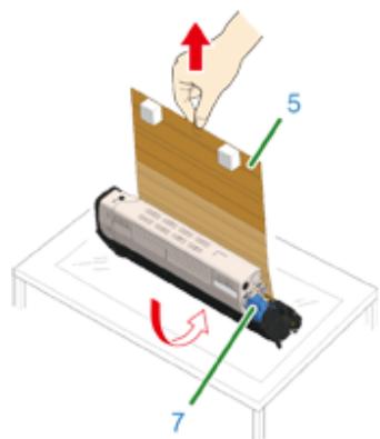 OKI C844DNW - Installation des consommables - 6