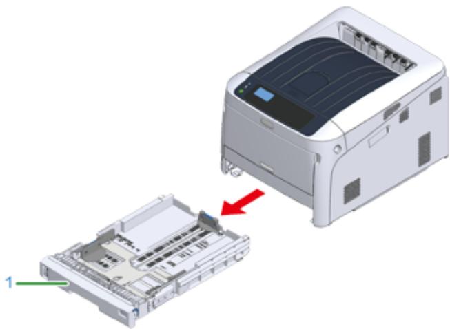 OKI C844DNW - Chargement du papier - 1
