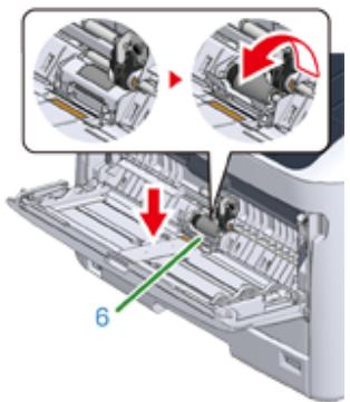 OKI C844DNW - Nettoyage des rouleaux d'alimentation papier (bac MP) - 8