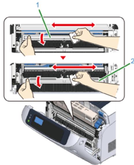 OKI C844DNW - Nettoyage du rouleau de réserve - 1