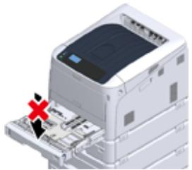 OKI C844DNW - Comment utiliser l'outil de protection contre le basculement - 4