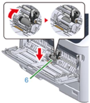 OKI C844DNW - Nettoyage des rouleaux d'alimentation papier (bac MP) - 10