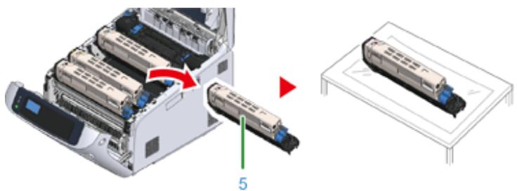 OKI C844DNW - Risque de brûlure. - 4