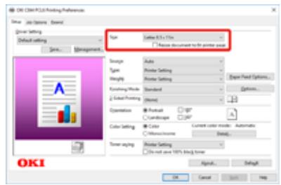 OKI C844DNW - Ouvrez un fichier que vous voulez imprimer et imprimez-le selon la procédure suivante - 2