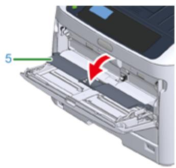 OKI C844DNW - Nettoyage des rouleaux d'alimentation papier (bac MP) - 11