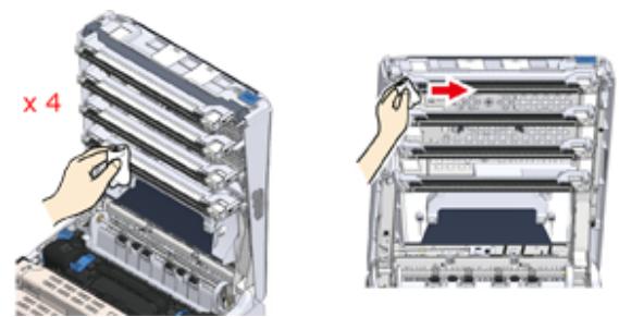 OKI C844DNW - Nettoyage de la tête DEL - 3