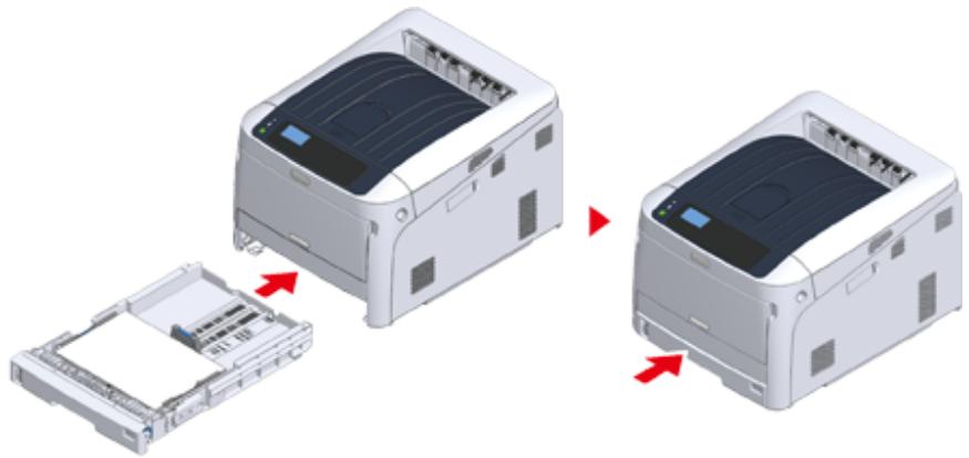 OKI C844DNW - Chargement du papier - 7