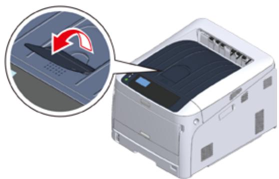 OKI C844DNW - Utilisation du bac de sortie - 2