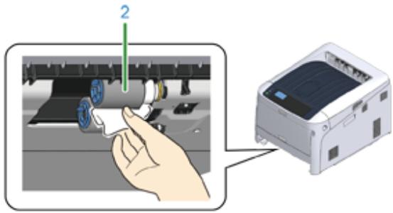 OKI C844DNW - Nettoyage des rouleaux d'alimentation papier (bac 1/bac 2/bac 3/bac 4/bac 5) - 2
