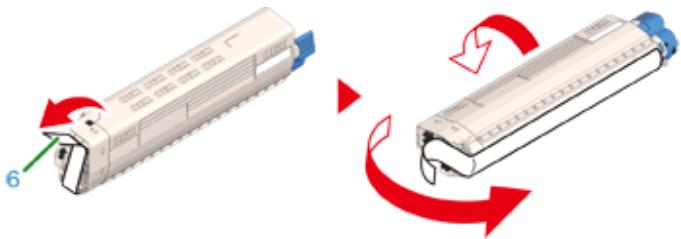 OKI C844DNW - Remplacement simultané du tambour image et de la cartouche de toner - 8