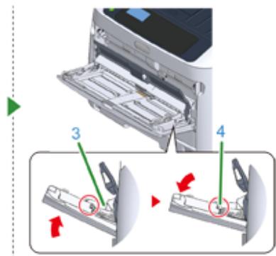 OKI C844DNW - Nettoyage des rouleaux d'alimentation papier (bac MP) - 14